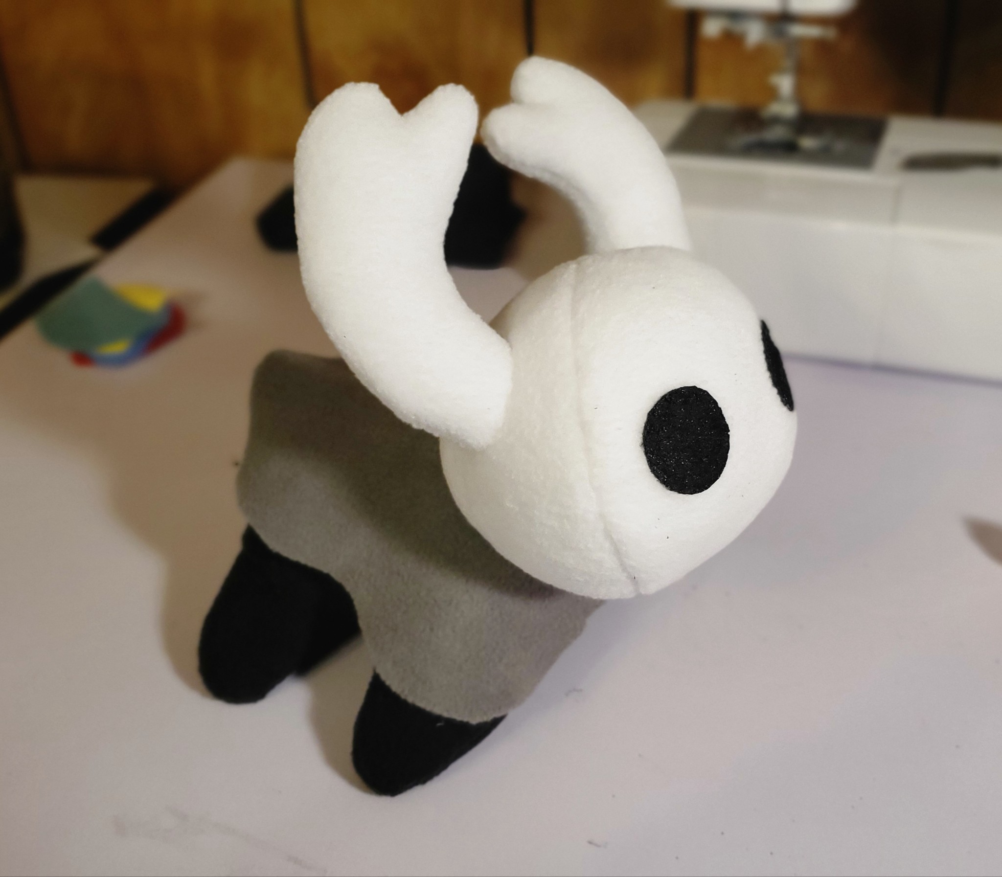 A photograph of a plush made by DayLikesCookies. The design is of a female vampire character.